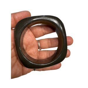 vintage Modernist Art Deco Translucent Celluloid Bangle Bracelet
